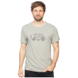 Camiseta de hombre Chillaz Van Life gris beige melange