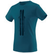 Camiseta de hombre Dynafit Graphic Co M S/S Tee azul/negro Reef/Skis