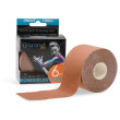 Venda adhesiva BronVit Sport Kinesio Tape classic 5 cm x 6m marrón claro