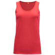 Camiseta sin mangas para mujer Devold Eika Woman Singlet rojo Poppy