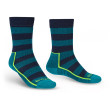 Calcetines de hombre Bridgedale Hike LW MP Boot verde/azul petrol/navy