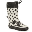 Botas de agua para niños Regatta Mudplay Jnr blanco/negro White/Blkdog