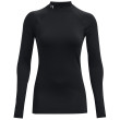 Camiseta de mujer Under Armour Authentics Mockneck negro Black/White