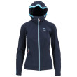 Sudadera de mujer Karpos Easyfrizz W Full-Zip Hoodie azul Sky Captain/Blue Atoll