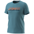 Camiseta de hombre Dynafit Graphic Co M S/S Tee petroleo storm blue/RANGE