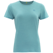 Camiseta funcional de mujer Devold Valldal Merino 130 Tee Wmn azul claro TROPICAL