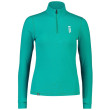 Camiseta funcional de mujer Mons Royale Cascade Merino Flex 200 1/4 Zip azul Marina