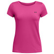 Camiseta funcional de mujer Under Armour HG Armour SS rosa/negro AstroPink/Black