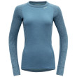 Camiseta funcional de mujer Devold Duo Active Merino 205 Shirt azul claro Moon