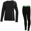 Juego funcional para niños Zulu Merino 240 Long negro/verde Black/Green