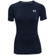 Camiseta funcional de mujer Under Armour HG Authentics Comp SS azul oscuro MidnightNavy/White