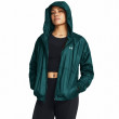 Sudadera de mujer Under Armour SPORT WINDBREAKER JKT verde/azul HydroTeal/White