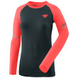 Camiseta de mujer Dynafit Alpine Pro W L/S Tee negro/naranja blueberry HOT CORAL/1840