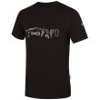 Camiseta de hombre Zulu Bambus Climber 210 short negro black