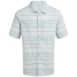 Camisa de hombre Craghoppers Cartwright Short Sleeved Shirt azul Niagara Blue Stripe