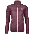 Chaqueta de mujer Ortovox Swisswool Piz Vial Jacket W rojo Winetasting