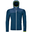 Sudadera de hombre Ortovox Fleece Plus Hoody M azul petrol blue