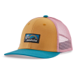 Gorra para niños Patagonia Kids' Trucker Hat amarillo