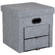 Asiento Bo-Camp Holborn Ottoman gris Grey