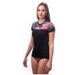 Camiseta funcional de mujer Sensor Merino Impress (short sleeve)