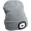 Gorro con lámpara frontal Extol Light gris Grey