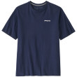 Camiseta de hombre Patagonia P-6 Logo Responsibili Tee azul oscuro Classic Navy