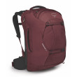 Bolsa de viaje Osprey Fairview 40 rojo zircon red