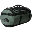 Bolsa de viaje The North Face Base Camp Duffel - L khaki claro Laurelwreathgreen/Tnfblck