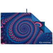 Toalla de secado rápido LifeVenture Printed SoftFibre Trek Towel violeta oscuro/rosa Andaman