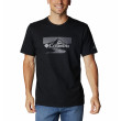 Camiseta de hombre Columbia Path Lake™ Graphic Tee II negro/blanco Black, Peak 2 River Graphic