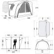 Carpa de autocaravana/furgoneta Outwell Seacrest