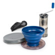 Juego de café GSI Outdoors Pourover Java Set negro/azul