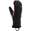 Guantes de esquí para mujer Leki Vallarta 3D Women Mitt negro/rosa black-rosé