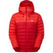 Chaqueta de mujer Mountain Equipment W's Superflux Jacket rojo Capsicum/Pop Red