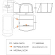 Carpa de autocaravana/furgoneta Vango Cove III Air Mid