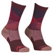 Calcetines de mujer Ortovox All Mountain Mid Socks W rosa/burdeos winetasting