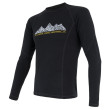 Camiseta de hombre Sensor Merino DF Adventure negro Black