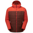 Chaqueta de invierno para hombre Mountain Equipment Particle Hooded Jacket rojo Firedbrick/Cardinal