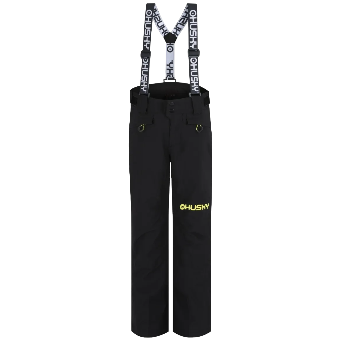 Pantalon habillé Chaps jeune garçon 18 husky noir plat devant