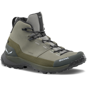 Calzado de senderismo para hombre Salewa Puez Leather Mid Ptx M khaki Shadow/Dark Olive