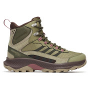 Calzado de senderismo para mujer Merrell Speed Strike 2 Thermo Mid Wp verde claro olivine