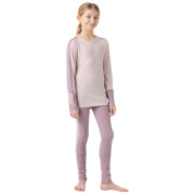 Juego funcional para niños Helly Hansen Jr Lifa Merino Midweight Set Purple Clay