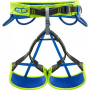 Arnés Climbing Technology Quarzo azul/amarillo