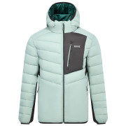 Chaqueta híbrida para hombre Regatta Hooded Leedre Hybrid verde claro GlacrGrn/Blk