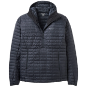 Chaqueta de hombre Rab Microlighter Pullover Down Hoody negro