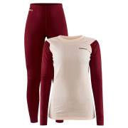 Juego de mujer Craft Core Warm Baselayer rojo RhubarbGum