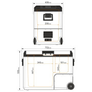 Nevera compresor Yolco TCX60
