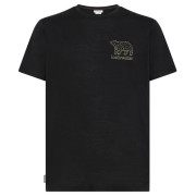 Camiseta funcional de hombre Icebreaker M 150 Tech Lite SS Tee Forest Footsc negro Black