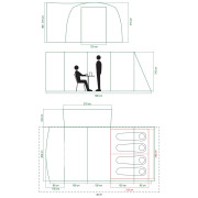 Carpa de autocaravana/furgoneta Coleman Journey Master Pro XL Blackout