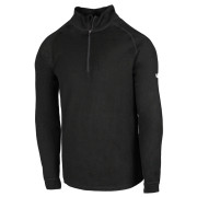 Camiseta de hombre Zulu Merino 180 Zip Long negro Black